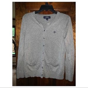 Chase Bank Apparel Lands’ End Cardigan Sweater M